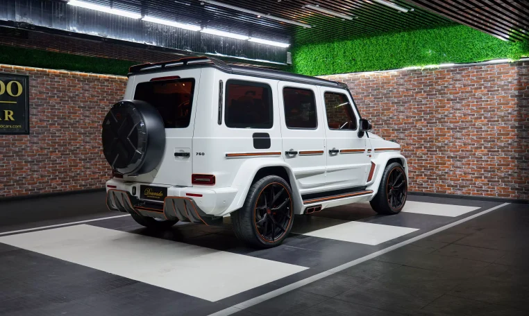 Mercedes G 760 ONYX Edition in white color for sale