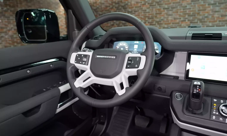 Land Rover Defender P400 XS Edition: Luxury in Stylish Santorini Black Luxury car for sale in Dubai UAE
