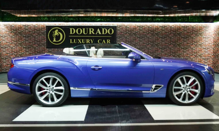 Bentley Continental GT Convertible blue Luxury Car for sale