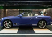 Bentley Continental GT Convertible blue Luxury Car Dealership in Dubai