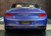 Buy Bentley Continental GT Convertible blue Exotic Car Dubai