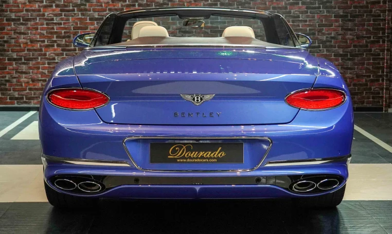 Buy Bentley Continental GT Convertible blue Exotic Car Dubai