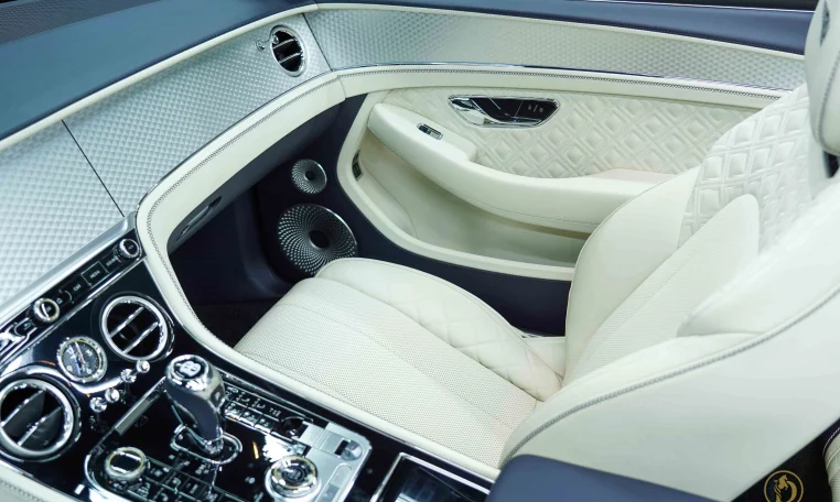Bentley Continental GT Convertible blue Dealership Dubai UAE