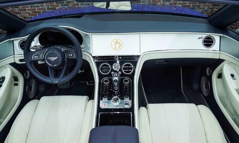 Buy Bentley Continental GT Convertible blue Luxury car