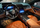 Mercedes S 500 in White Exotic Car Dealership in Dubai