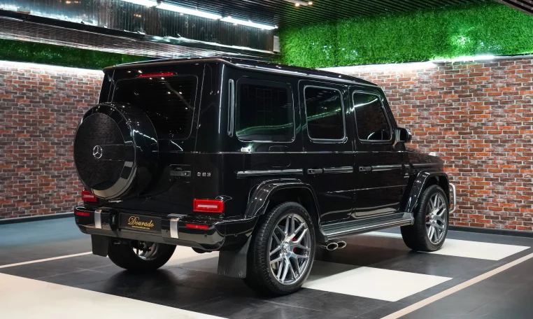 Mercedes G 63 AMG in Black Exterior Color Exotic Car for Sale in Dubai