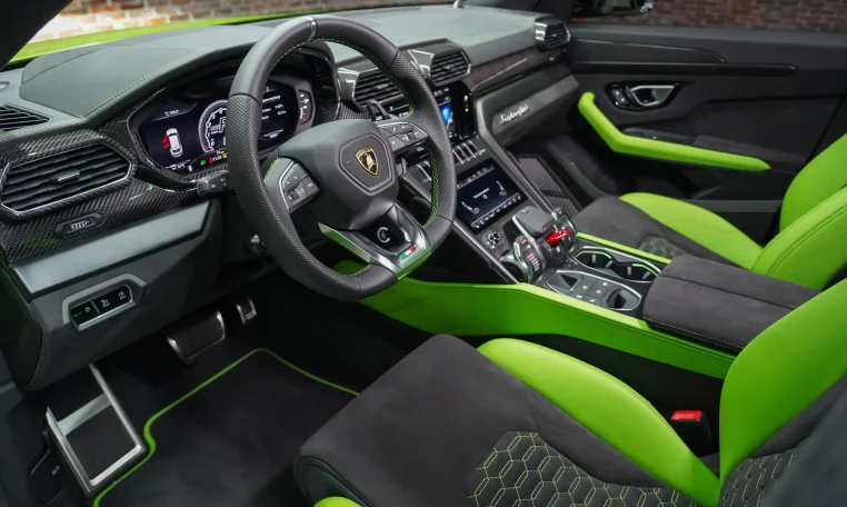 Lamborghini URUS Pearl Capsule Car Dealership in Dubai