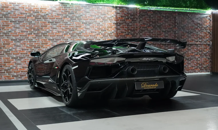 Aventador SVJ Roadster Interior in Black: Elegance and Luxury Inside