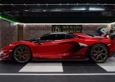 Lamborghini Aventador SVJ Roadster in Red for Sale in Dubai