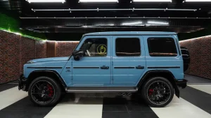 Mercedes-Benz G-Class Double Night Package in China Blue Car Sale in Dubai