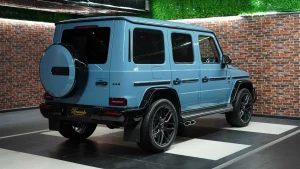 Mercedes-Benz G-Class Double Night Package in China Blue Dealership in UAE