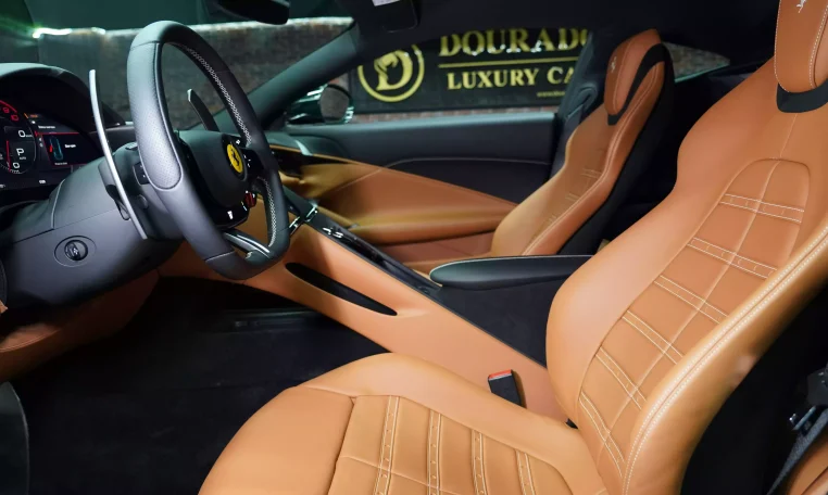 Buy Ferrari Roma 2023 in Verde British Racing Car in UAE