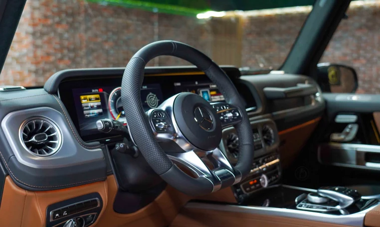 Mercedes G 63 Night Package in Travertine Car Dealership in UAE