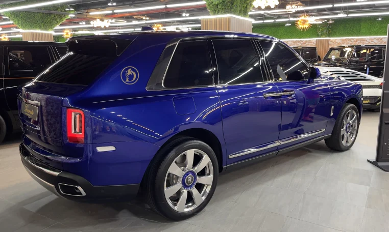 Rolls Royce Cullinan 2019 in Blue Exotic Car for Sale in UAE