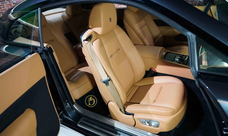 Rolls Royce Wraith in Dark Grey Super Car Dealership in Dubai