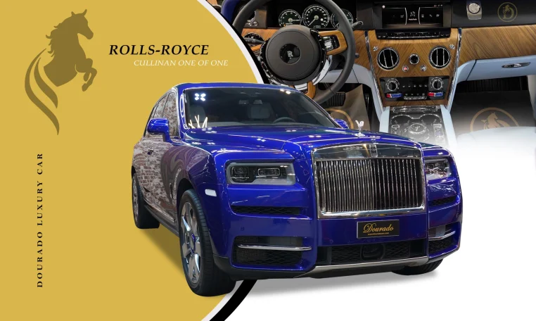 Buy Rolls Royce Cullinan 2019 in Blue Super Car