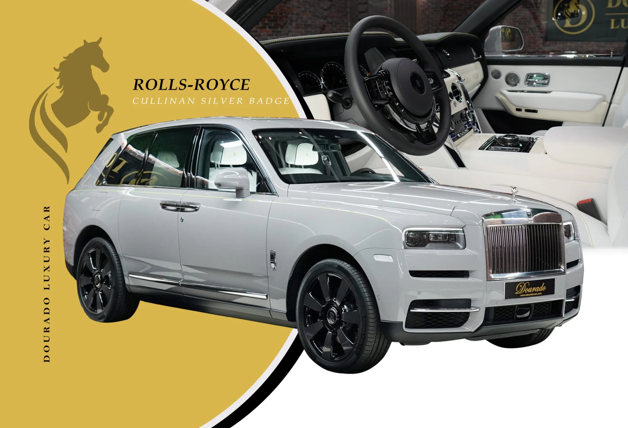 Certified Pre-Owned 2020 Rolls-Royce Cullinan Silver Badge SUV in New York  #U19660