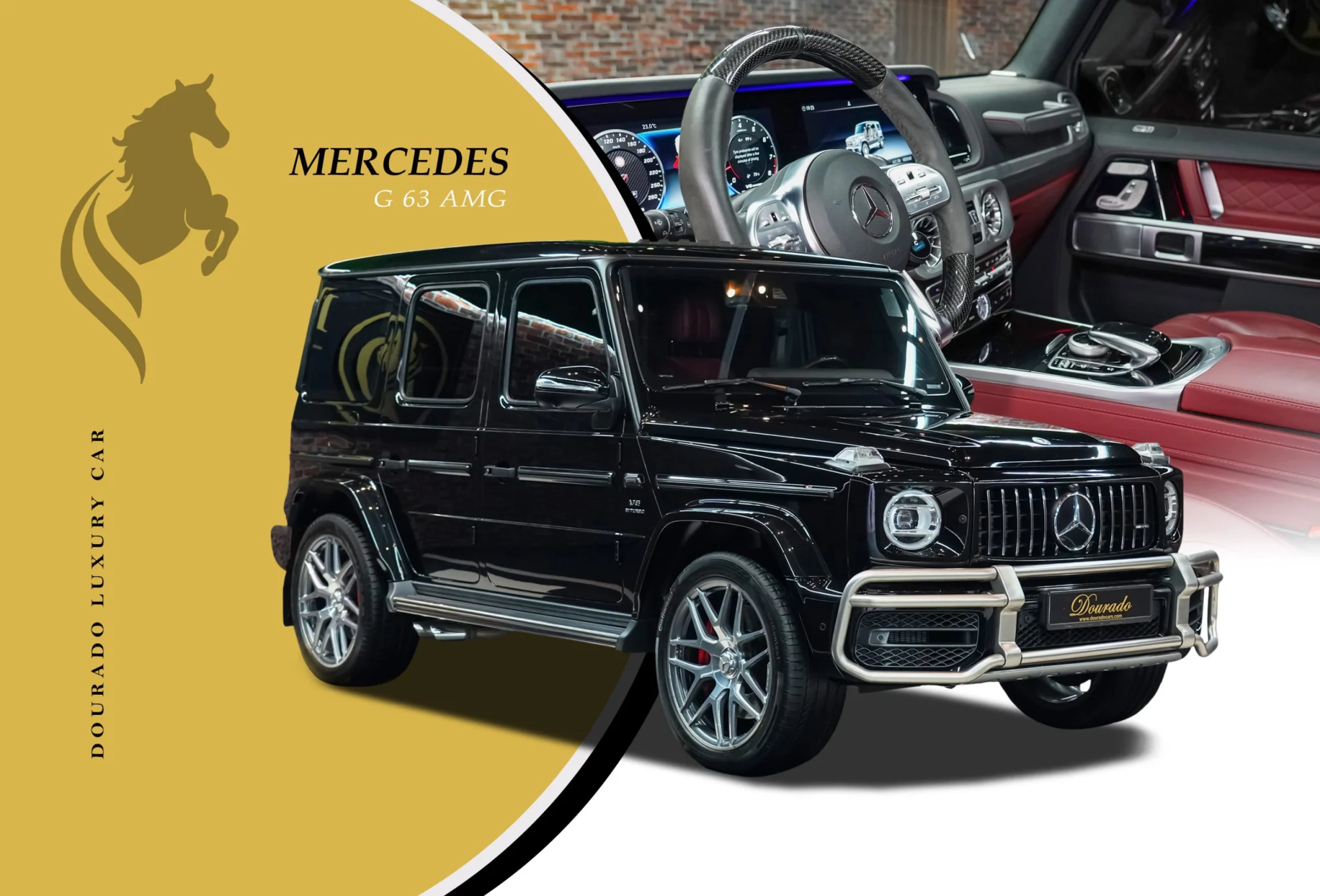 Buy Mercedes-Benz G 63 AMG Black Color - Dourado Luxury Car