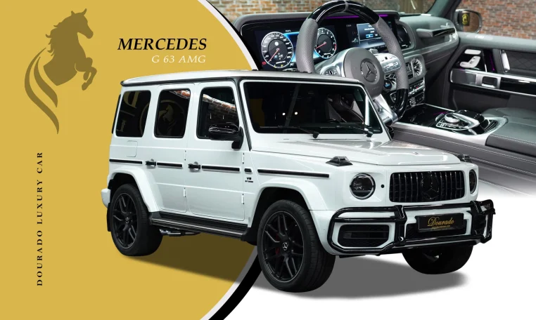 Mercedes G 63 Double Night Package White Exterior