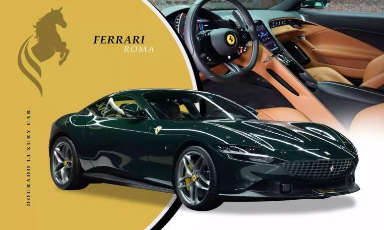 2023 Ferrari Roma: Verde British Racing - A Luxurious Sports Car