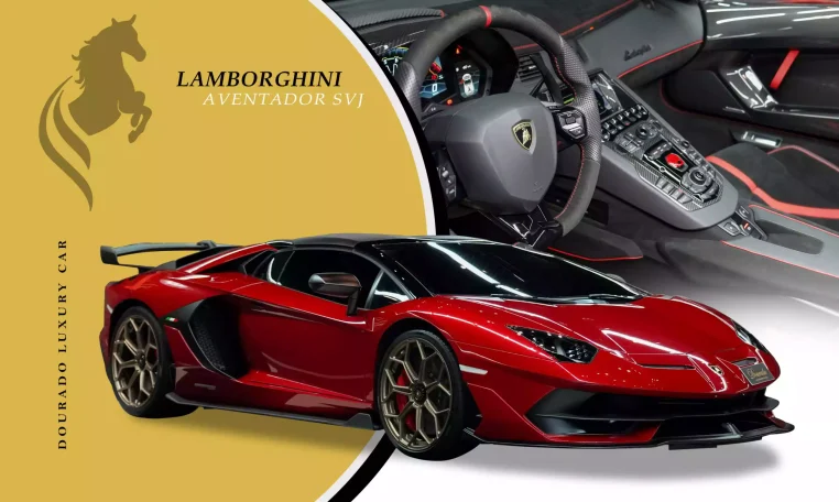 2023 Lamborghini Aventador SVJ Roadster in Red: The Epitome of Luxury and Performance
