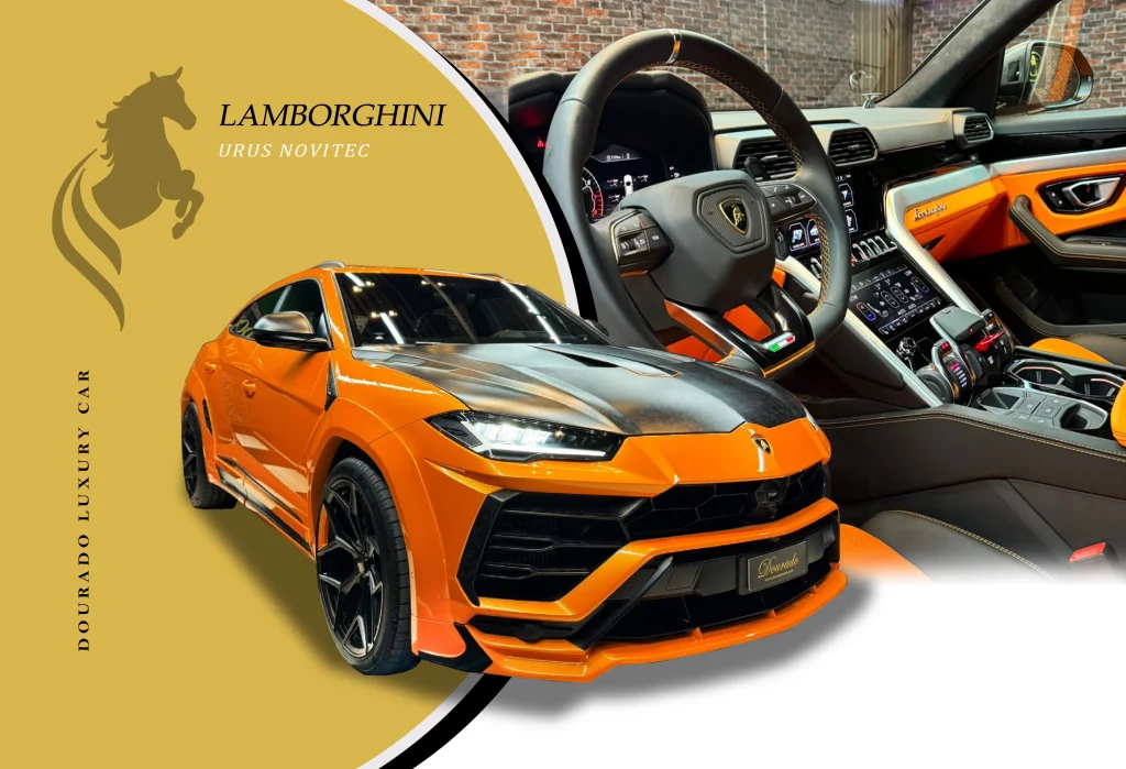 Lambo Urus Orange : Commanding Presence