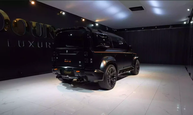 Land Rover Defender 110 P525 Lumma CLR LD in Santorini Black Satin Finish Exotic Car