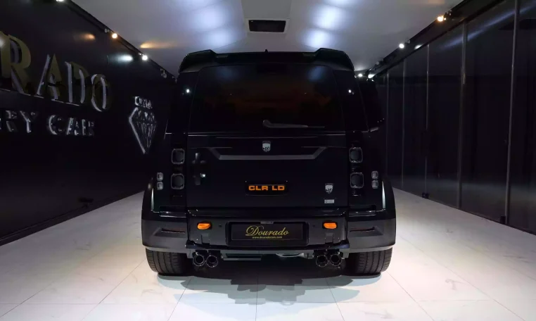 Buy Land Rover Defender 110 P525 Lumma CLR LD in Santorini Black Satin Finish Exotic Car Dubai