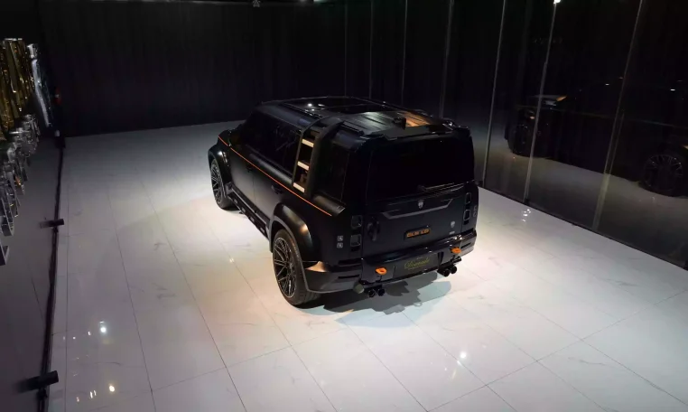 Buy Land Rover Defender 110 P525 Lumma CLR LD in Santorini Black Satin Finish Exotic Car