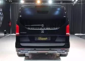 Maybach V Class Long Wheelbase in Obsidian Black & Interior Tiffany Blue dealership Dubai