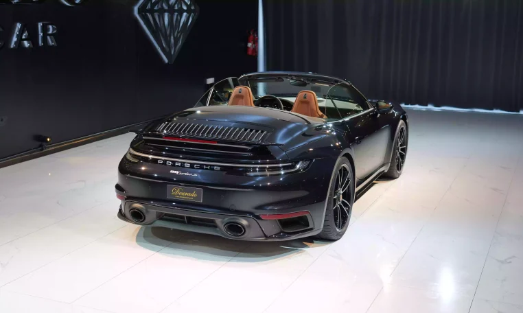 Porsche 911 Turbo S Cabriolet in Jet Black & Interior Heritage Design Package