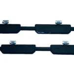 Land Rover Defender Left & Right Running Boards Side Steps Black & Blue