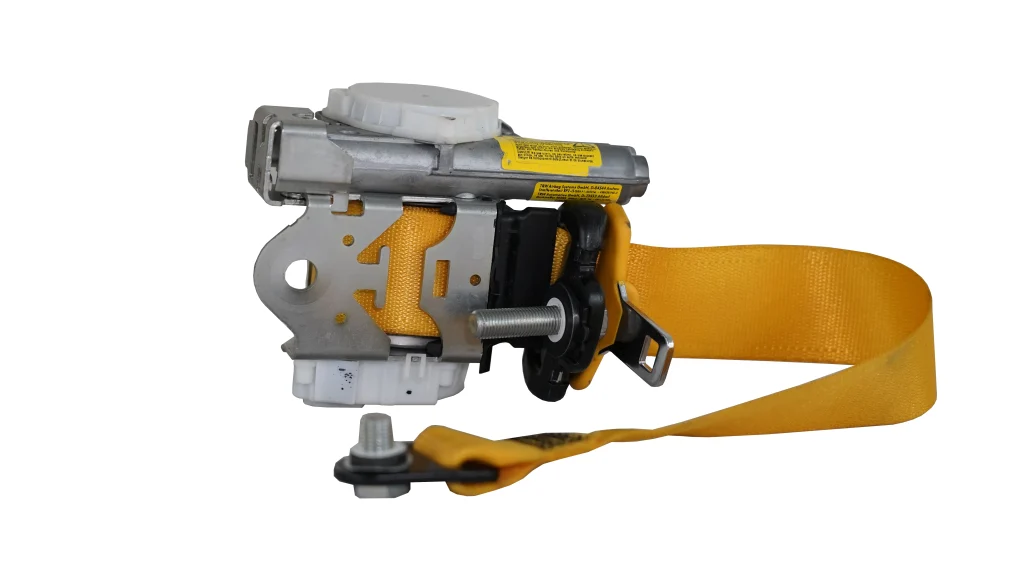 Ferrari 812 Retracting Front Seat Belt Left Side Silver & Yellow OEM 34054703 for sale in dubai