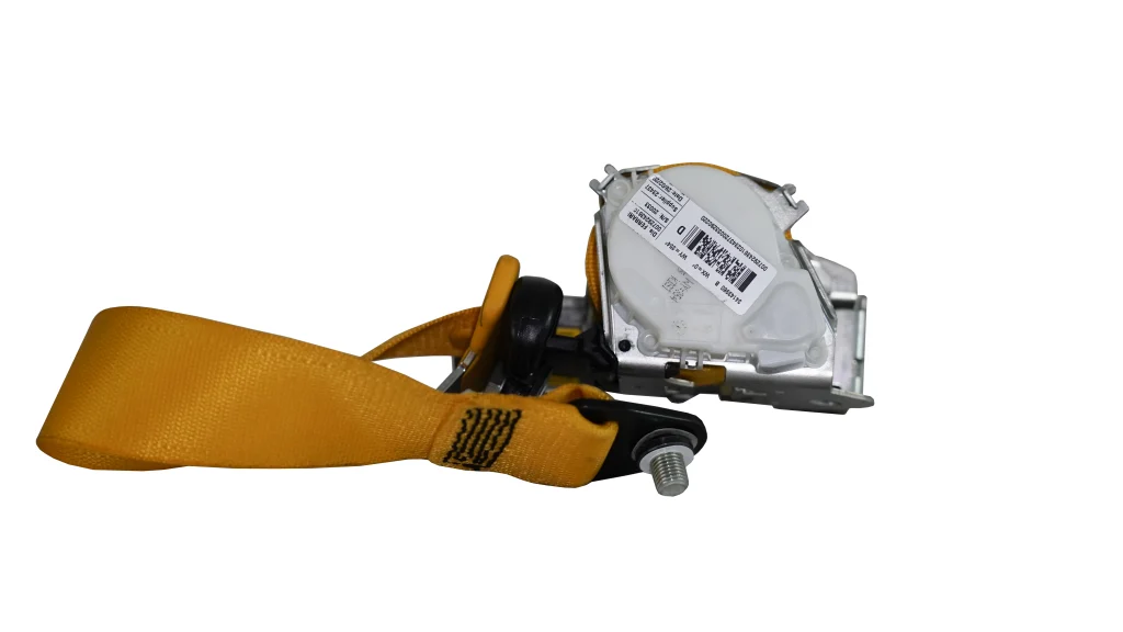 Ferrari 812 Retracting Front Seat Belt Left Side Silver & Yellow OEM 34054703 for sale in dubai-2
