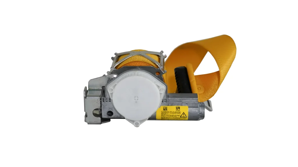 Ferrari 812 Retracting Front Seat Belt Left Side Silver & Yellow OEM 34054703 for sale in dubai-3