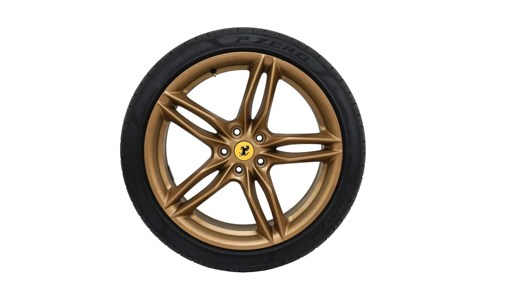 Ferrari 812 Tyres (Pirelli) + Rims Set Bronze OEM 324158 324159 for sale in dubai-2