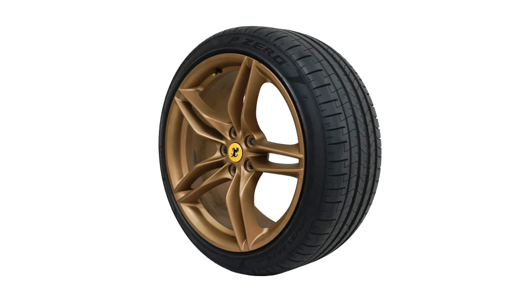 Ferrari 812 Tyres (Pirelli) + Rims Set Bronze OEM 324158 324159 for sale in dubai-4