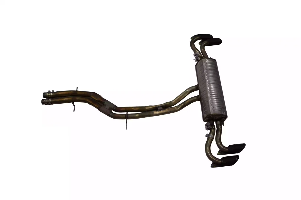 Lamborghini Urus Muffler Exhaust System with Tips Silver OEM 4MO253611E for sale in dubai