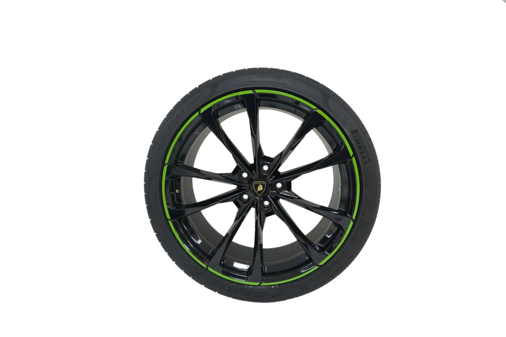 Lamborghini Urus Pirelli Tyres 23 Inch (Green Stripes) for sale in dubai-2