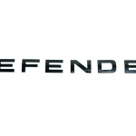 Land Rover Defender Black and Blue Hood + Tail badge Letters for sale in dubai