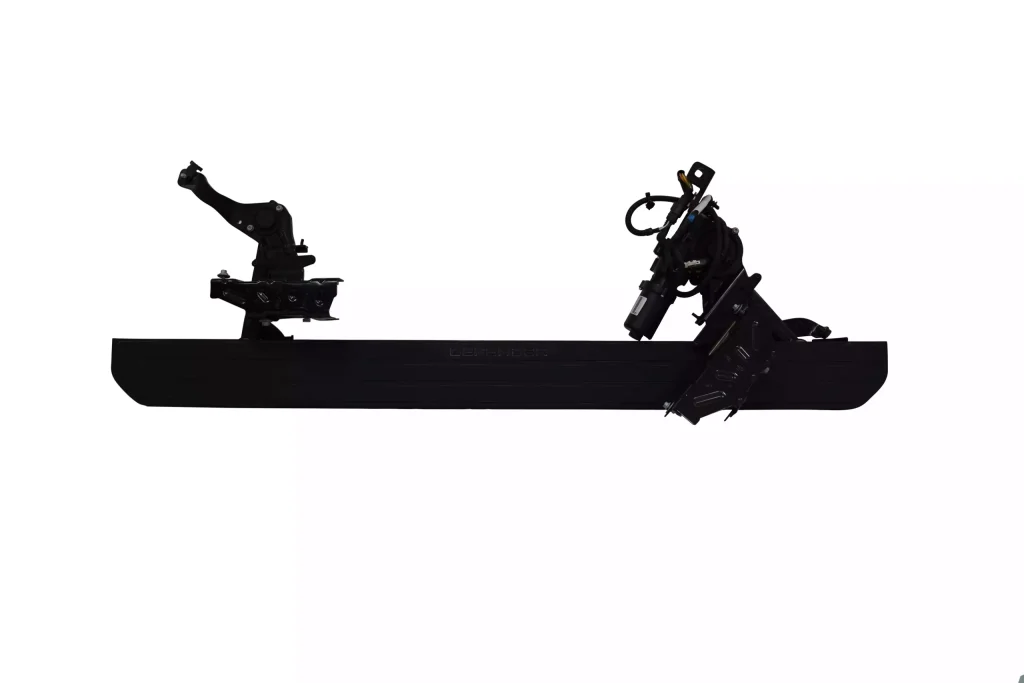 Land Rover Defender Left Electric Running Boards Side Steps Black for sale in dubai-1