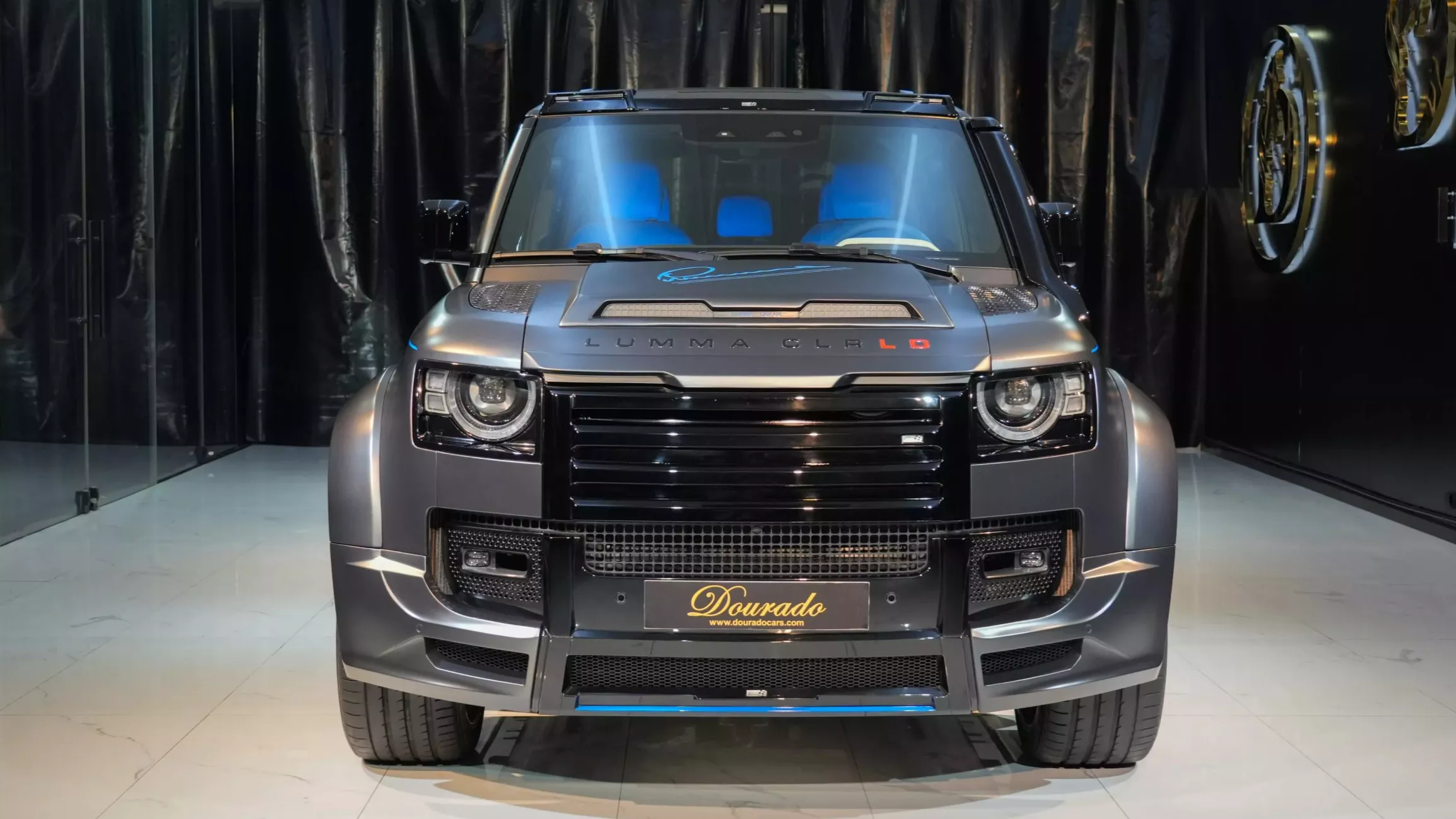 Land Rover Defender Lumma grey CLR LD for sale in dubai