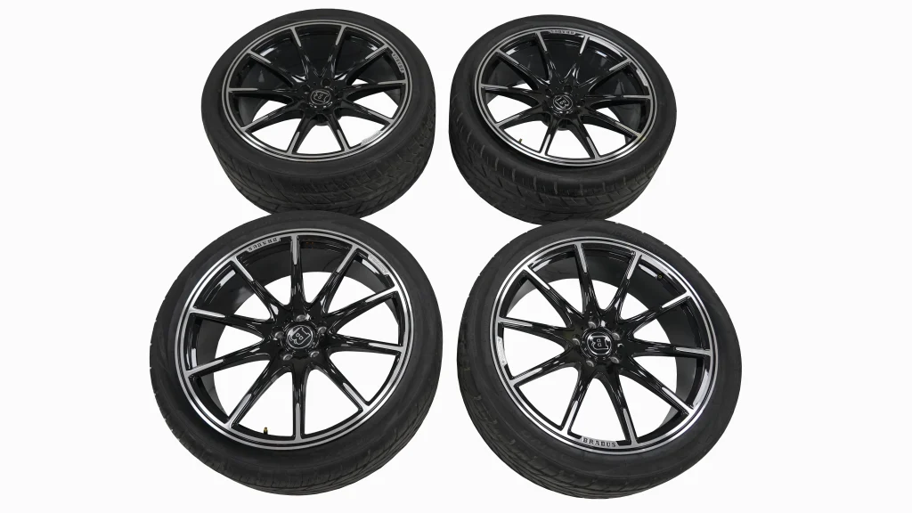 Mercedes-Benz Brabus Monoblock Z 24×10 Wheelset Black for sale in dubai