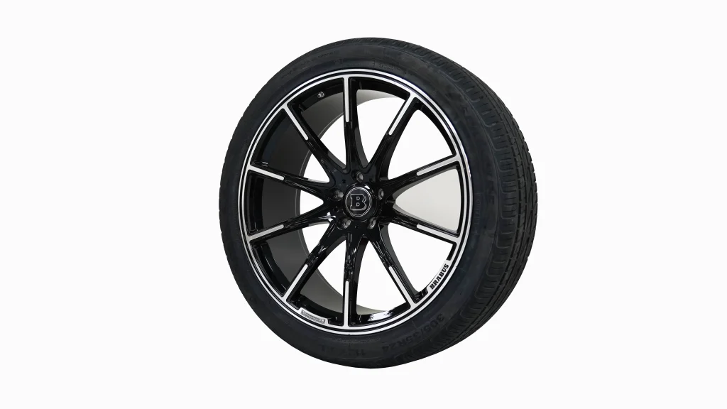 Mercedes-Benz Brabus Monoblock Z 24×10 Wheelset Black for sale in dubai-4