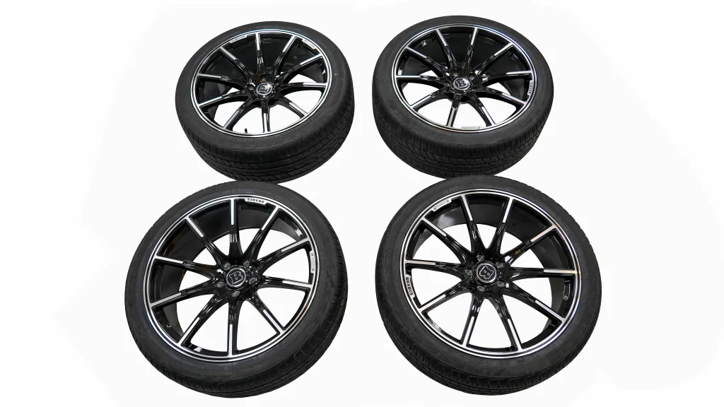 Mercedes-Benz Brabus Monoblock Z 24×10 Wheelset Black for sale in dubai