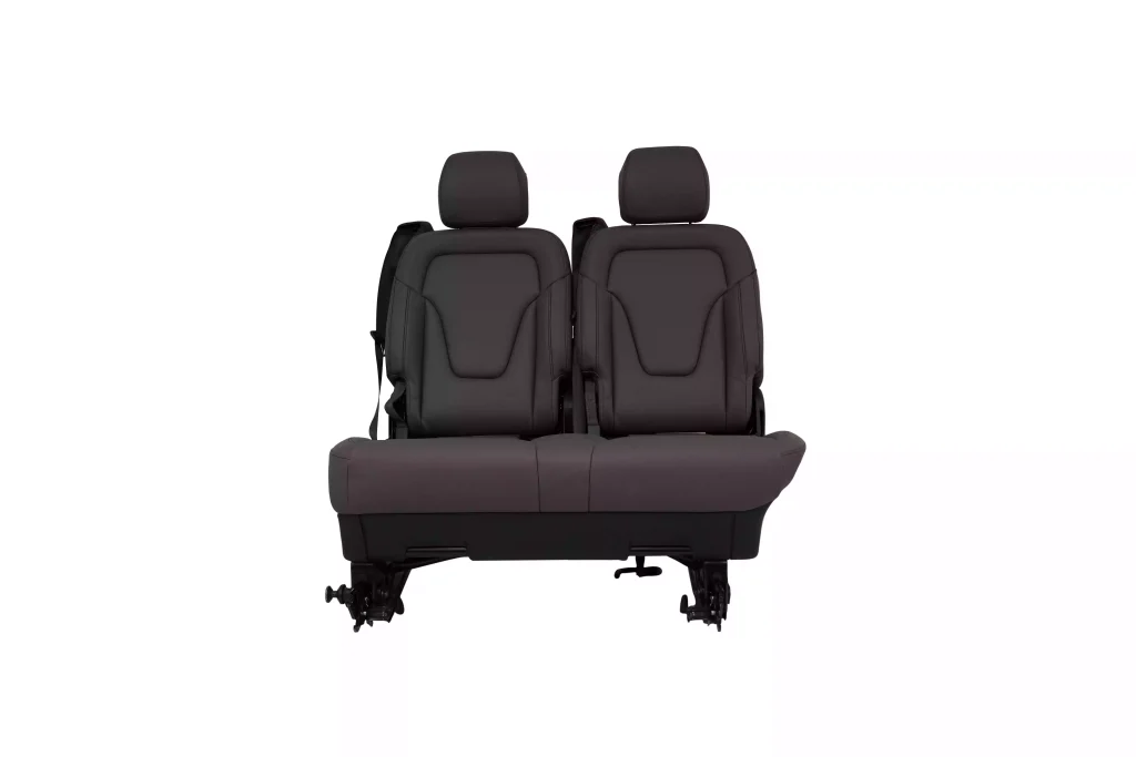 Mercedes Benz V-Class 2- Passenger Comfort Bench Seat Dark Brown for sale in dubai