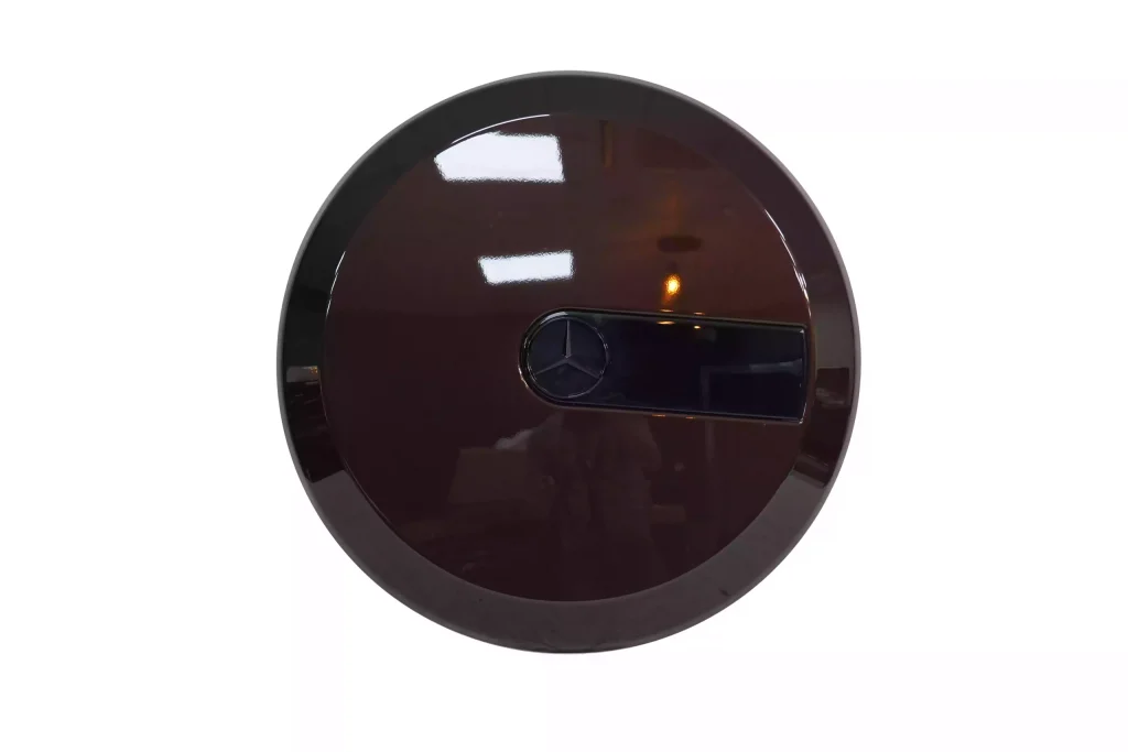 Mercedes-Benz G-63 Spare Wheel Cover Gloss Brown OEM A4638981700 for sale in dubai