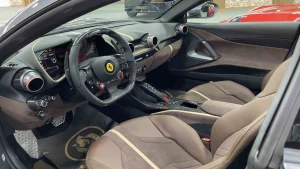 Ferrari 812 GTS in Dubai luxury car dealership