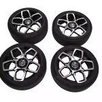 ROLLS ROYCE CULLINAN Black Badge 22″ Factory Wheels Silver and black OEM 6883750 6883749 for sale in dubai