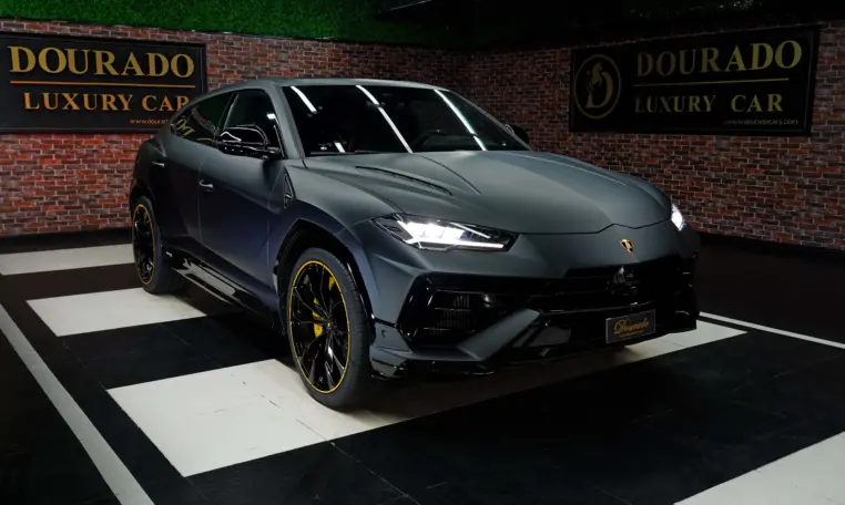 Lamborghini Urus S with yellow interior for sale in Dubai